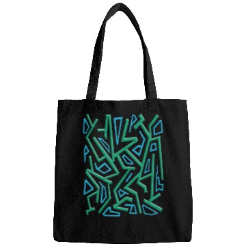 Discover Green Amazing Blue Bags