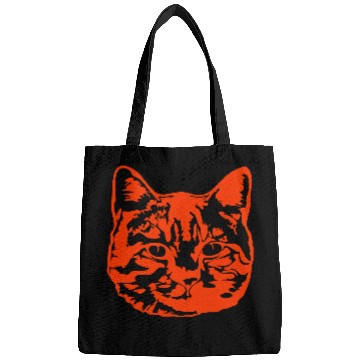 Discover Cool Pretty Cat Head Realistic Looking Face Design Bags