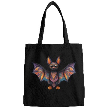 Discover Halloween Bat Alebrije Bags
