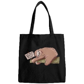 Discover Slothy Five More Minutes Please Sloth Bags