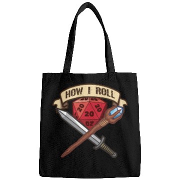 Discover RPG Gaming How I Roll Adventure Magic Dungeon Bags
