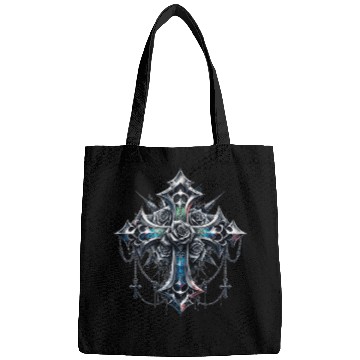 Discover Gothic Crosses - 4 point with Roses Bags