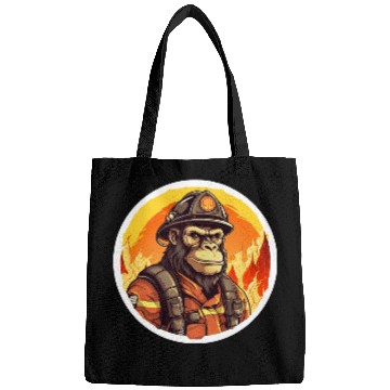 Discover Firewoman monkey / Firefighter Bags