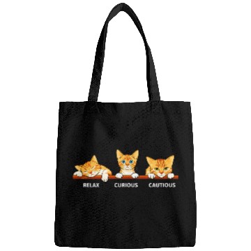 Discover Funny Cats Relax Curious Cautious For Kids Bags