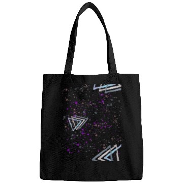 Discover Abstract Purple Triangles Bags