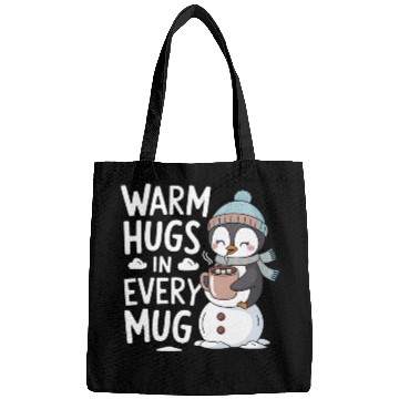 Discover Warm Hugs in Every Mug Cozy Penguin Winter Magic Bags