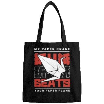 Discover My Paper Crane Beats Your Paper Plane Owl Folding Bags