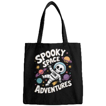 Discover Spooky Space Adventures with Astronaut Skull Bags
