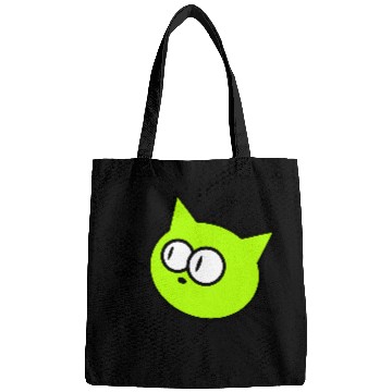 Discover Curious Cat Looks Confused Funny Cute Silly Face Bags