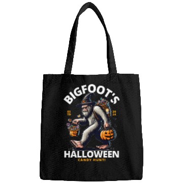 Discover Bigfoot halloween candy hunt Bags