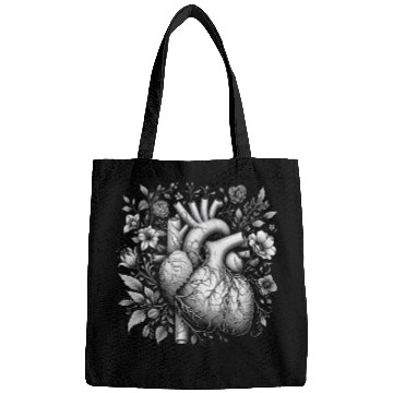 Discover Botanical Heart Artistic Anatomy 2 Bags