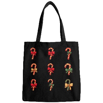 Discover christmas cheer candy cane Bags