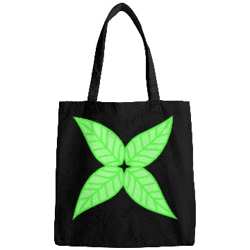Discover Small Star Leaf Green Pretty Autumn Nature Leaflet Bags