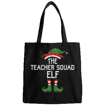 Discover The Teacher Squad Elf Christmas Bags