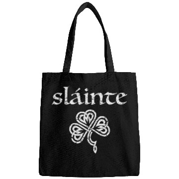 Discover Irish Sláinte Distressed Graphic Celtic Pride Bags