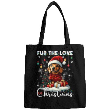 Discover Dachshund Christmas Tree Lights Decorations Dog Bags
