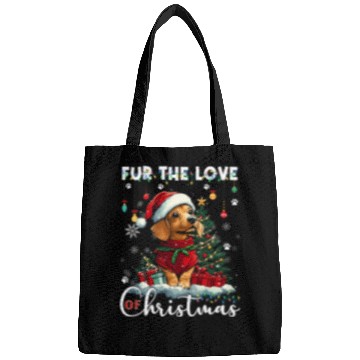 Discover Dachshund Christmas Tree Lights Decorations Dog Bags