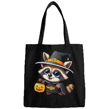 Discover Witchy Raccoon Bags