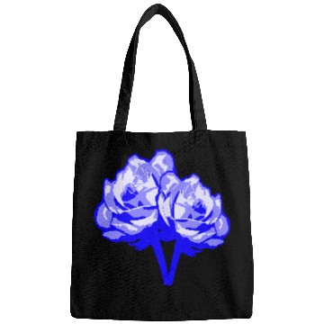 Discover Two Beautiful Rose Blossom Leaf 2 Roses Bouquet Bags