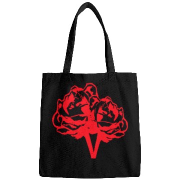 Discover Two Beautiful Rose Blossom Leaf 2 Roses Bouquet Bags