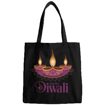 Discover Happy Diwali with Beautiful Diya Lamps Bags