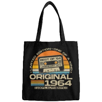 Discover Vintage 1964 Retro 60th Birthday Gift Bags