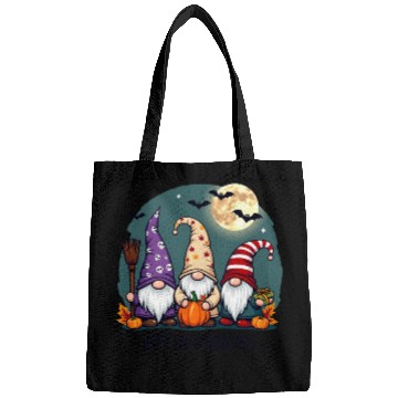 Discover Happy Hallothanksmas Gnomes Celebration with Bats Bags