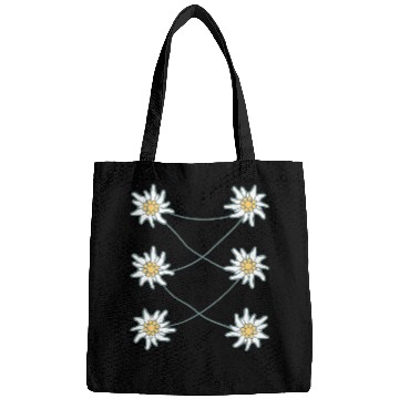 Discover White Alps Edelweiss Flower Mountain Hiking Flower Bags
