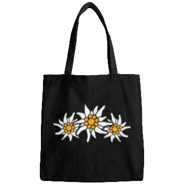 Discover White Alps Edelweiss Flower Mountain Hiking Flower Bags