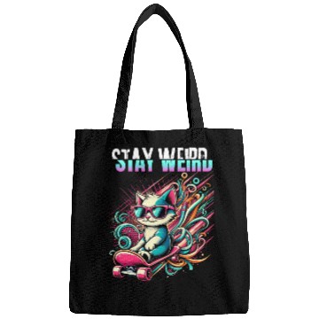 Discover Stay weird Bags