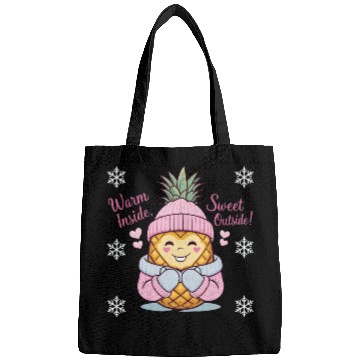Discover Cozy Pineapple “Warm Inside, Sweet Outside” Bags