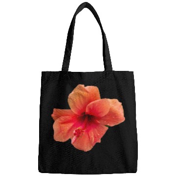 Discover Orange colour hibiscus flower Bags