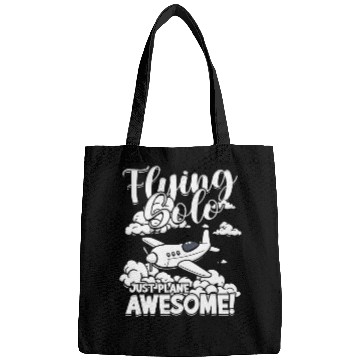 Discover First Solo Flight Flying Solo Just Plane Awesome Bags
