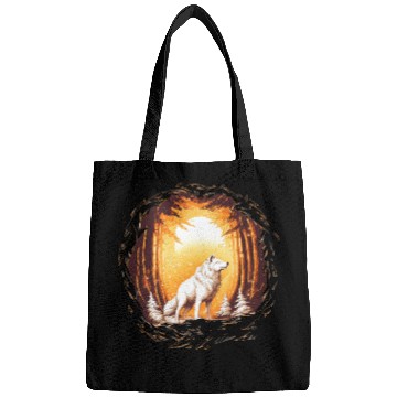 Discover Wolf in Forest Bags
