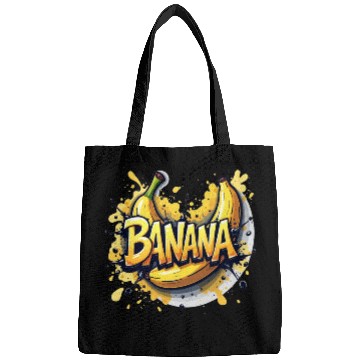 Discover Banana Graffiti - Bold & Energetic Urban Design Bags