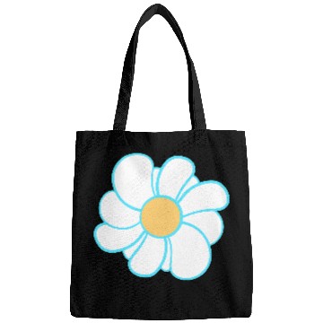 Discover Beautiful White Daisies Flowers Spring Summer Fun Bags
