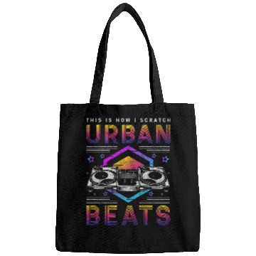 Discover Disc Jockey Melody Crowd Vinyl Bags