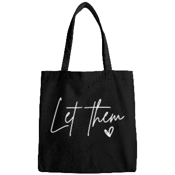 Discover Let Them Heart Kindness Matters Bags