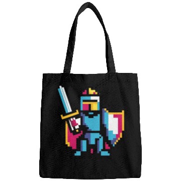 Discover knight pixel art Bags
