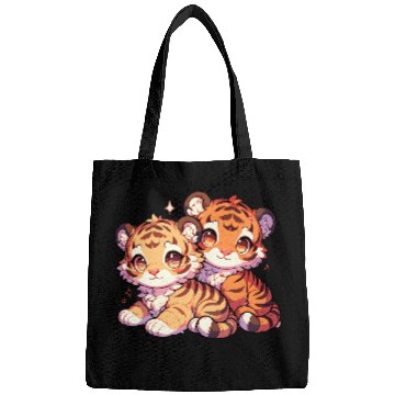 Discover Adorable Baby Tiger Cubs Artwork - Cute and Bags