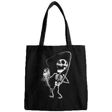 Discover Funny fishing skull Bags