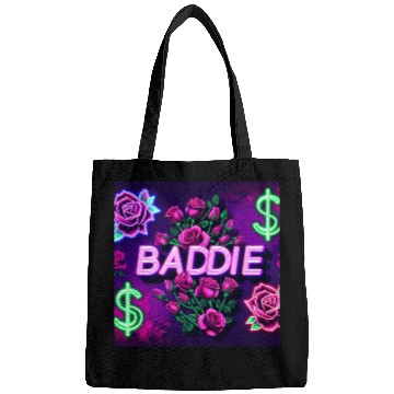 Discover BADDIE in Neon Pink Bags