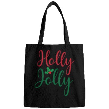 Discover Christmas Holly Jolly Sticker Bags