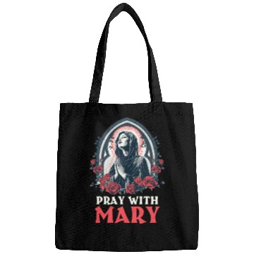 Discover Virgin Mary Pray With Mary Bags
