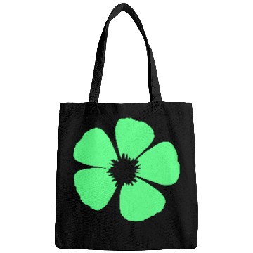 Discover Green Beautiful Flower Spring Summer Nature Flower Bags