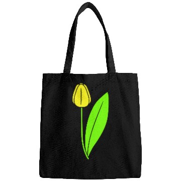 Discover Yellow Tulip Beautiful Flower Pretty Spring Summer Bags