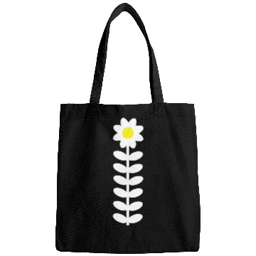 Discover Small Daisy Flower White Decorative Nature Design Bags