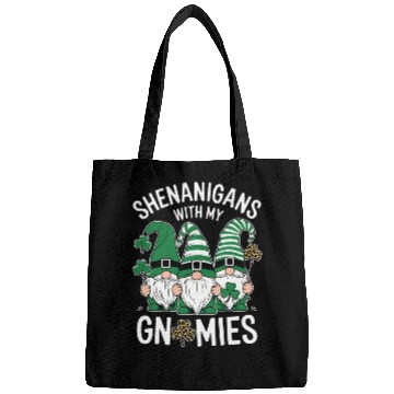 Discover St Patricks Day Lucky Shamrock Leopard Gnomes Bags