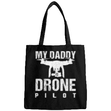 Discover My Daddy is Drone Pilot Gifts for Drone Lover Bags