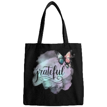 Discover grateful is the sign of noble souls Bags